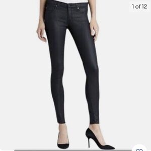 Sz29 Adriano Goldschmied The Absolute Legging Extreme Skinny in Super Black EUC